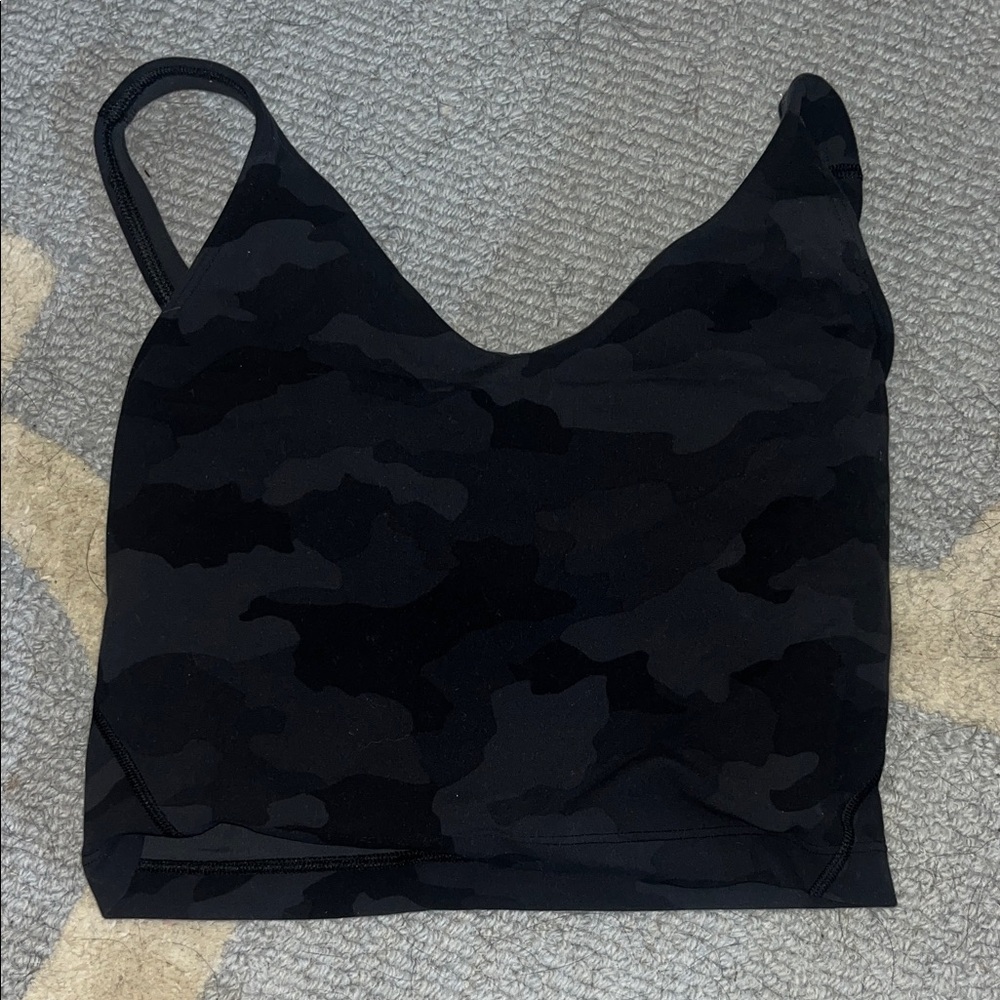 Lululemon Athletica Black Camouflage Bandeau
